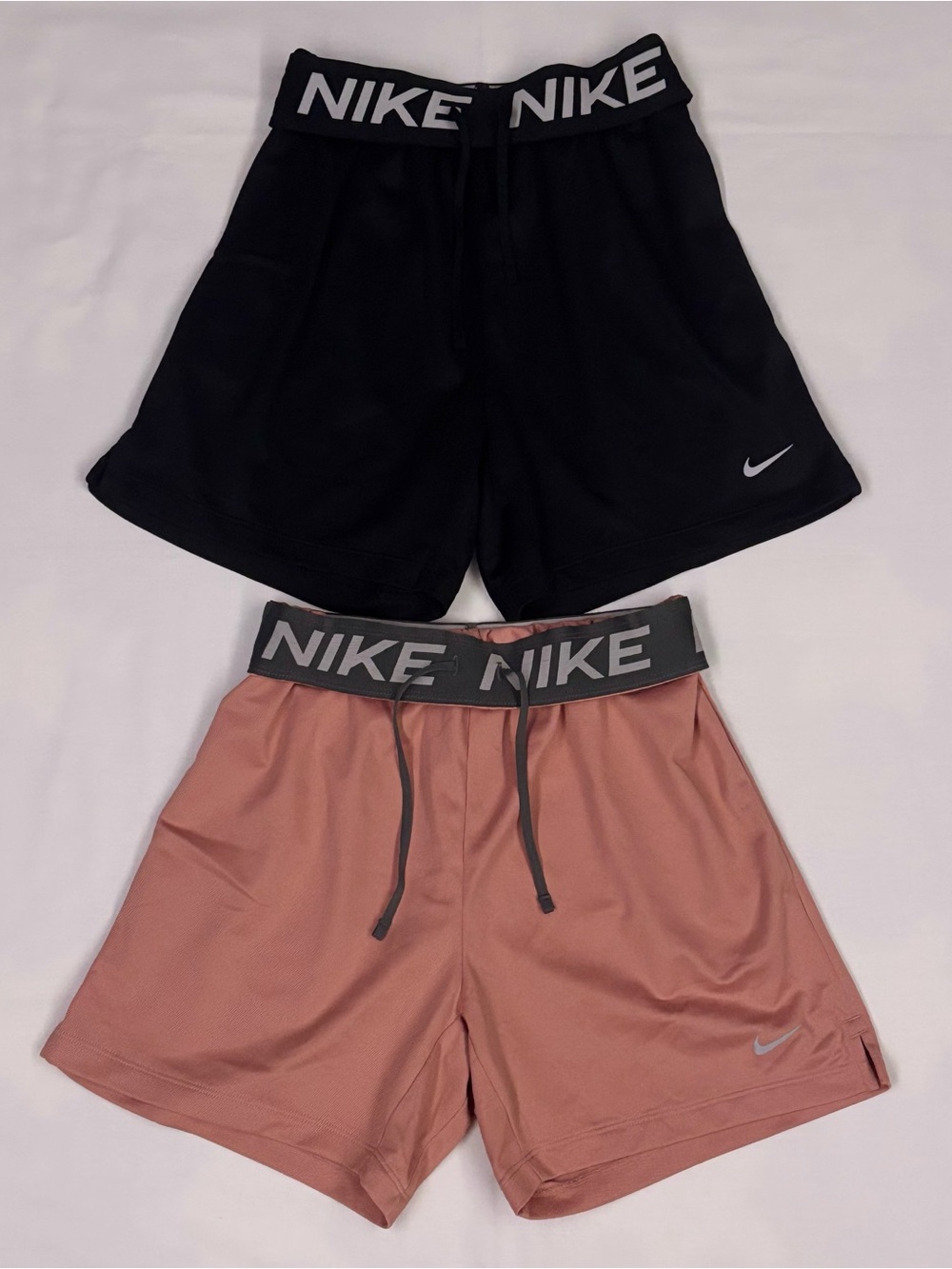 Nike Bundle of 2 Roll Waist Dri-FIT Attack Activewear Athletic Shorts Size XS